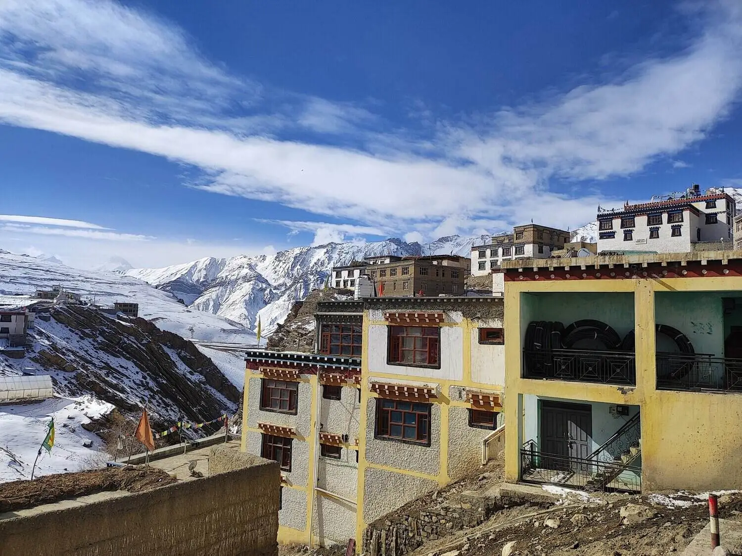 Himalayan Village in Winter